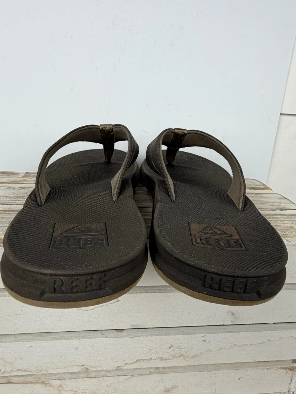 Reef Element TQT Flip-Flops textured synthetic straps men’s size 10